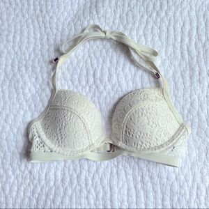 Abercrombie & Fitch Push-Up Crochet Swim Top